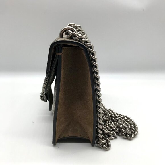 Gucci Beige And Ebony Canvas GG Supreme Mini Dionysus Shoulder Bag - Picture 4 of 10
